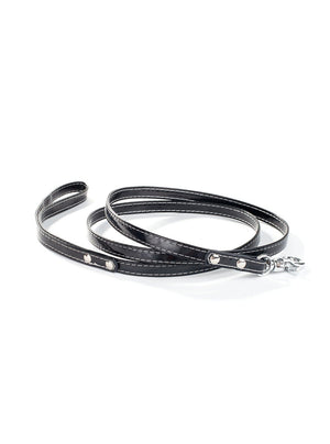 Pet Stop Store Modern Black Stylish Dog Leash and Collar Combo Set