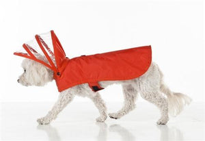 Pet Stop Store Modern, Functional Red Dog Raincoat with Hood