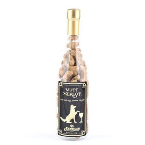Pet Stop Store Mutt Merlot™ Dog Wine Bottle of Treats