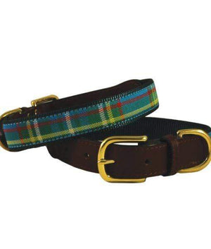 Pet Stop Store Plaid American Collection Dog Collar & Leash