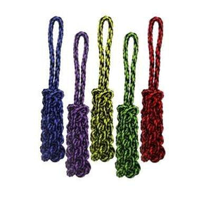Pet Stop Store Red Nuts for Knots Rope Tug w/ Braided Stick