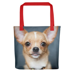 Perky Cute Chihuahua Tote Bag at Pet Stop Store
