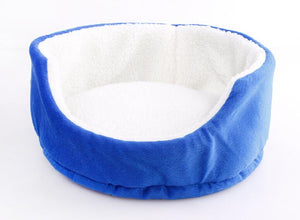 Pet Stop Store Cozy Round Snuggy Cat & Dog Bed Avail in Gray, Blue & Brown
