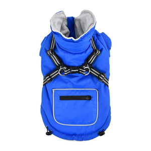 Pet Stop Store s blue Mallory Dog Vest w/Integrated Harness in Colors Red, Blue & Yellow