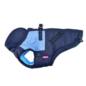 Pet Stop Store s blue Pink & Blue Tintin  Puffer Dog Vest Harness
