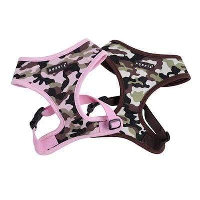 Cute Legend Brown & Pink Camouflage Dog Harness