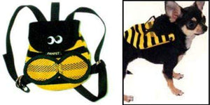 Pet Stop Store s Cute & Playful Bumble Bee Backpack/Harness Costume for Dogs