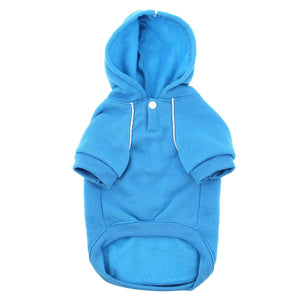 Pet Stop Store s Cute Sporty Baby Blue Curacao Dog Hoodie