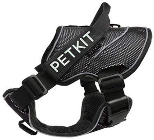 Pet Stop Store s gray Petkit Harnesses Air Quad-Connecting Adjustable Chest Compression Dog Harness