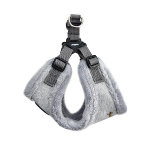 Pet Stop Store s gray Gia Dog Harness in Ivory, Gray, Black