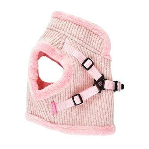 Pet Stop Store s pink Zuri Dog Harness Vest in Pink, Beige & Gray