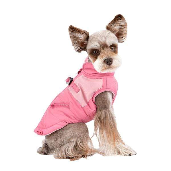 Pink & Blue Tintin  Puffer Dog Vest Harness