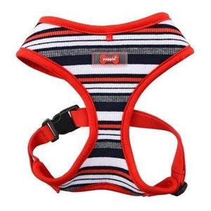 Pet Stop Store s red Red & Gray Striped Oceane Dog Harnesses All Sizes at Pet Stop Store