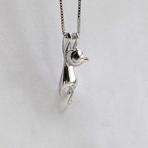 Pet Stop Store Shiny side Charming Metal Cat Link Chain Necklace