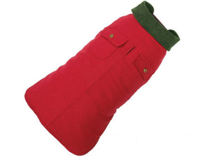 Pet Stop Store size 8 Stylish & Practical Red Chester Winter Barn Dog Coat
