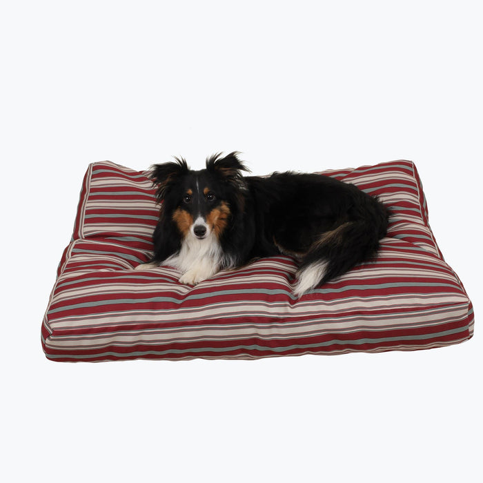 Indoor & Outdoor Red & Striped Dog Beds