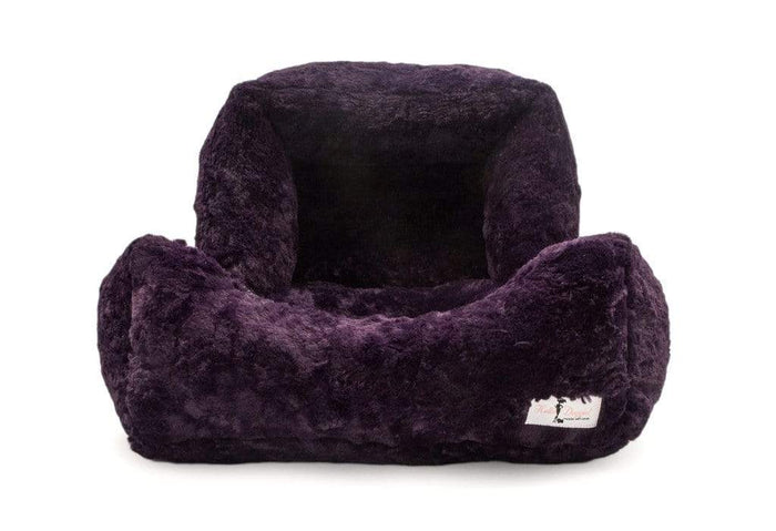 Luxurious Dark Purple Bella Dog Bed