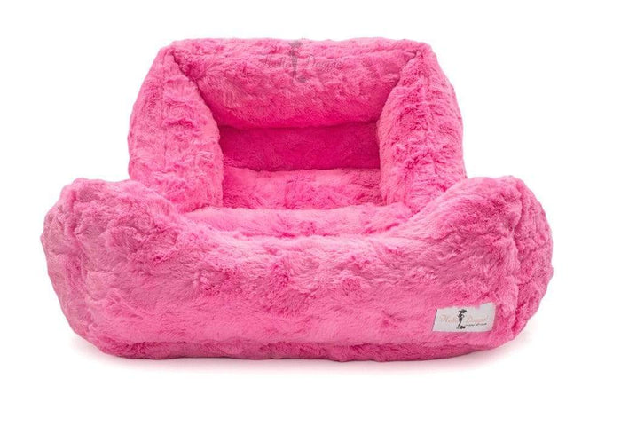 Luxurious Hot Pink Bella Dog Bed