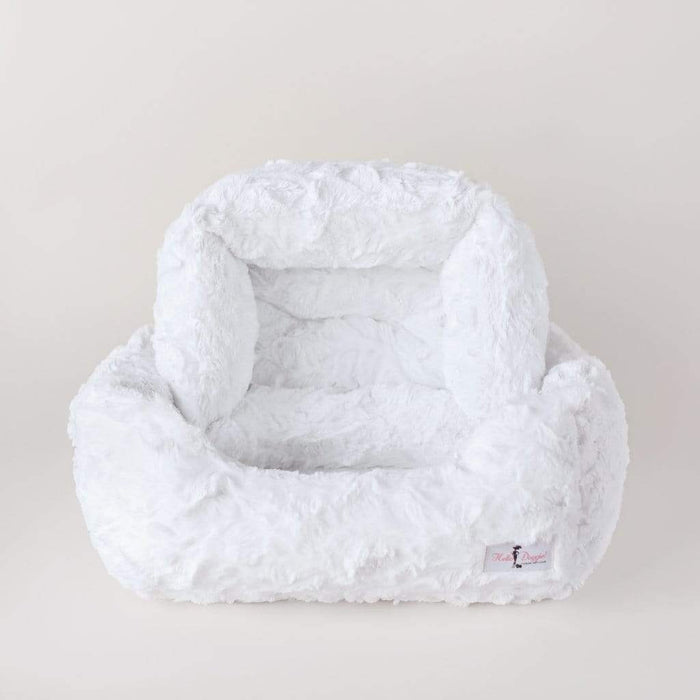 Luxurious White Bella Dog Bed