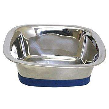 Premium Stainless Steel Square Dog or Cat Bowl