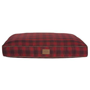 Pet Stop Store small Red Ombre Plaid Pet Napper Dog Bed