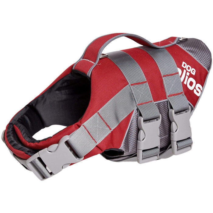 Red Helios Splash-Explore Outer Performance 3M Reflective Dog Harness