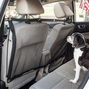 Pet Stop Store Squared Easy-Hook Mesh Car Backseat Safety Pet Barrier