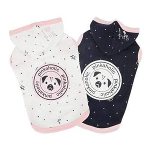 Pet Stop Store Stylish & Cute Royal Pug Pink & Navy Blue Hoodie