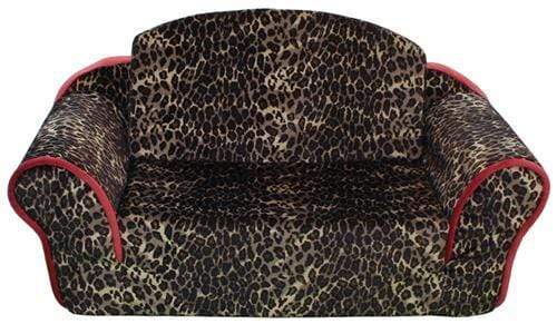 Stylish Leopard Print Pull Out Sleeper Dog Sofa