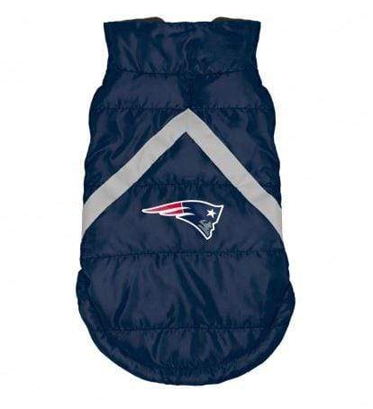 NFL Football New England Patriots Dog Puffer Vest