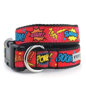 Pet Stop Store x-small dog collar Fun & Playful Comic Strip Dog Collar & Leash