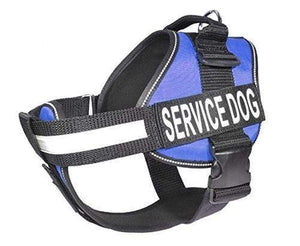 Pet Stop Store XS 15"-19" blue Nylon Multi Purpose Service Dog Harness Vests all Colors