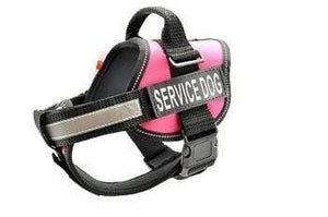 Pet Stop Store XS 15"-19" pink Nylon Multi Purpose Service Dog Harness Vests all Colors