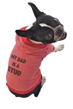 Pet Stop Store xs black Red My Dad is a Stud Dog Tank All Sizes
