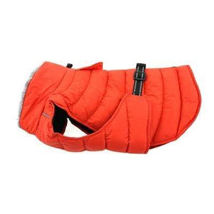 Pet Stop Store xs Coral Orange Alpine Extreme Cold Puffer Dog Coat