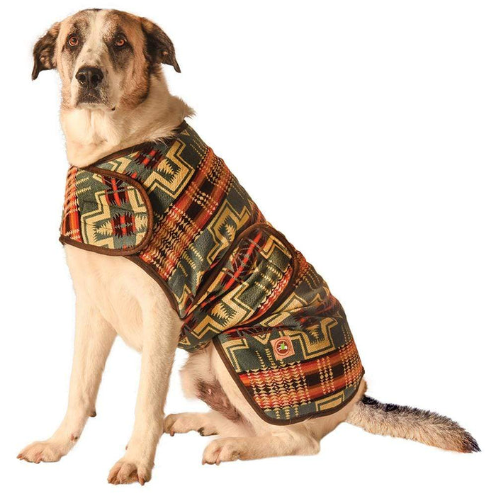 Handmade Denim Southwest Blanket Dog Coat