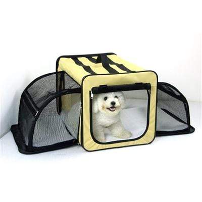 Lightweight Collapsible Travel Pet Carrier Crate