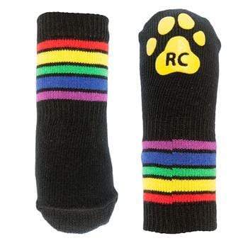 Cute & Fun Rainbow Pride Striped Dog Socks