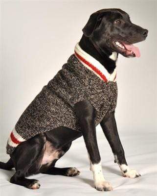 Black, Red & White Boyfriend Handmade Dog Sweater