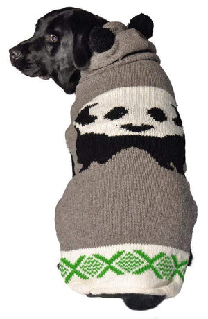 Pet Stop Store xxs Gray Handmade Panda Dog Hoodie