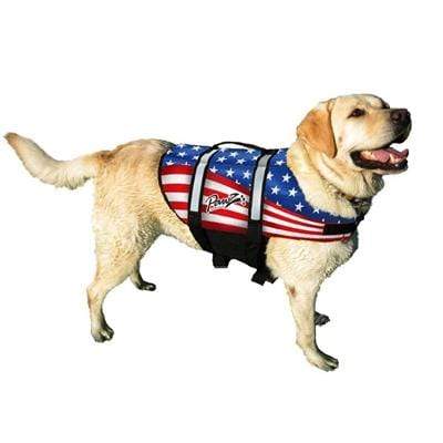 Patriotic American Flag Pet Life Jacket Vest for Dogs All Sizes