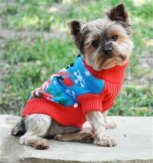 Pet Stop Store xxs Snowman Holiday "Ugly" but Cute Dog Sweater