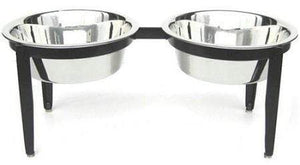 Petsstop Visions Double Elevated Dog Bowl - Small